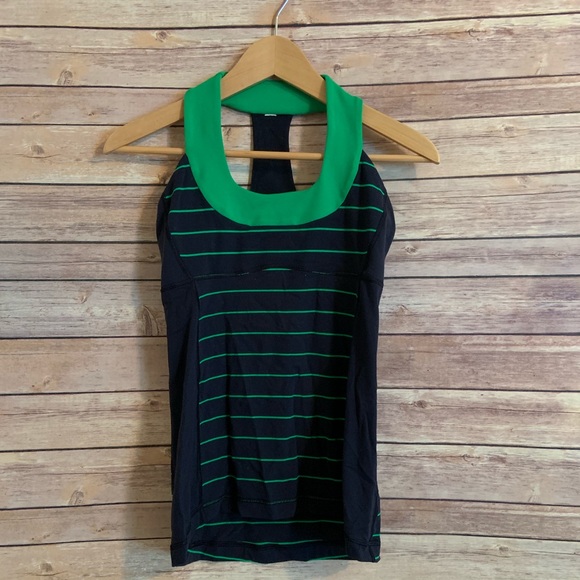 lululemon athletica Tops - Lululemon Navy Racerback tank 6